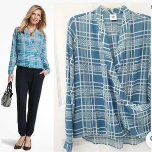 Cabi windowpane faux wrap XS